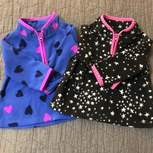 2 Oshkosh Fleece tops